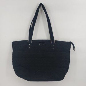 Vera Bradley Black Quilted Diaper Shoulder Bag